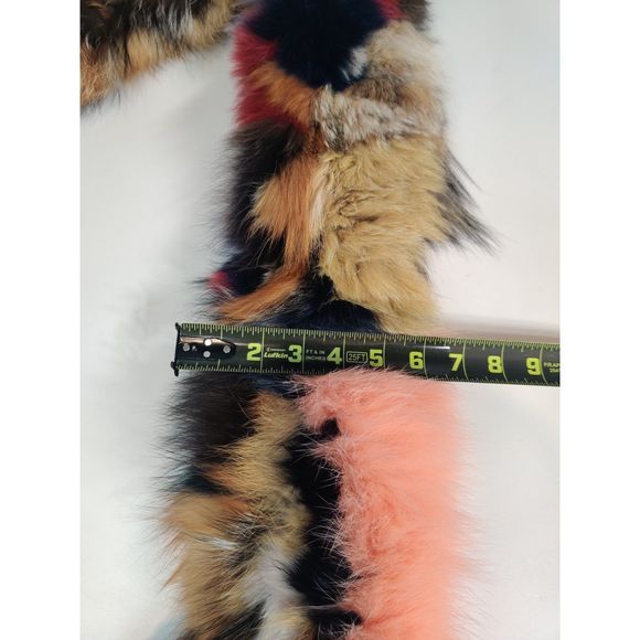 BNWOT Multicolor Fox Fur Scarf/Infinity Scarf Made by Befur on Etsy - Picture 15 of 16